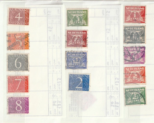 NEDERLAND - Pays Bas - Hollande  : Lot de Timbres anciens