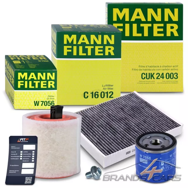 MANN-FILTER INSPEKTIONSPAKET FÜR OPEL ASTRA K B16 +Sports Tourer 1.0 1.4 +Turbo