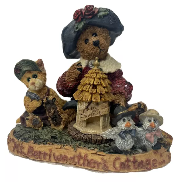 Ms. Berriweather's Cottage Boyds Bears Friends of Boyds figurine 1998 animals