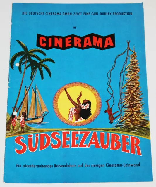 Südseezauber ,Deutsche Cinerama GmbH ,altes Werbe Heft