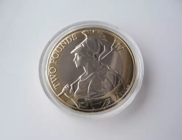 2019 Royal Mint Britannia £2 BU Coin Brilliant Uncirculated From Annual Coin Set