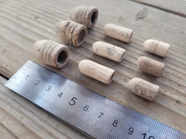 MINNIE CIVIL WAR-ERA LEAD BULLET of the 18-19th century. Rare Set of bullets