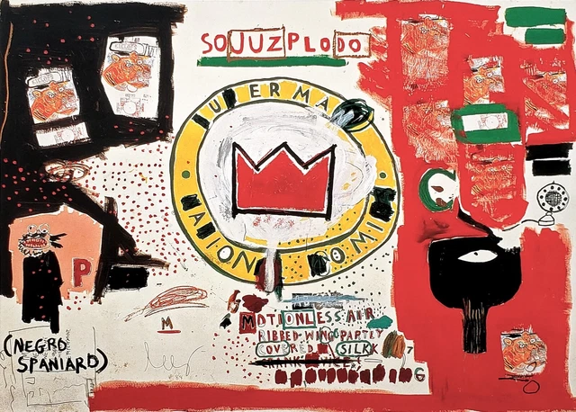 Jean-Michel Basquiat Corona 1988 Primitivism Neo-Expressionism Contemporáneo Art