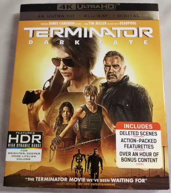 Terminator - Dark Fate ~ 4K/UHD + Blu-ray w/ Slipcover ~ Free Shipping