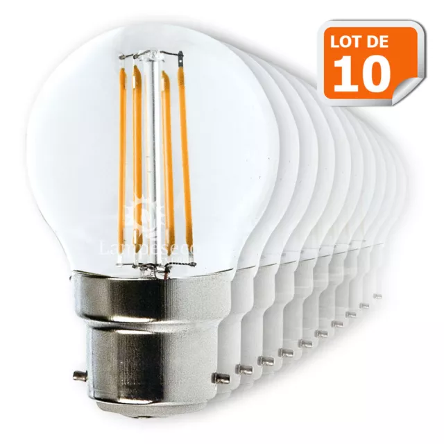 Lot de 10 Ampoules LED E27 15W Blanc Chaud 2700K - Projecteur LED Shop