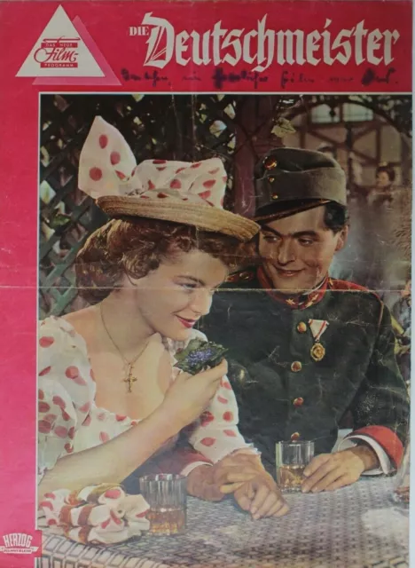 35328 Das neue Filmprogramm Die Deutschmeister 1955 Romy Schneider Magda Schneid