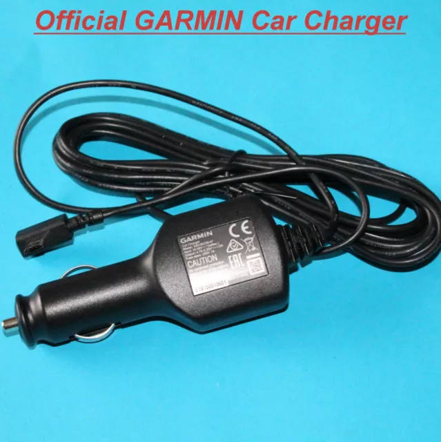 GARMIN 4.75 - 5.25V , 1A Car Charger for Any Dash Cam w/ Micro-USB Connector -3m