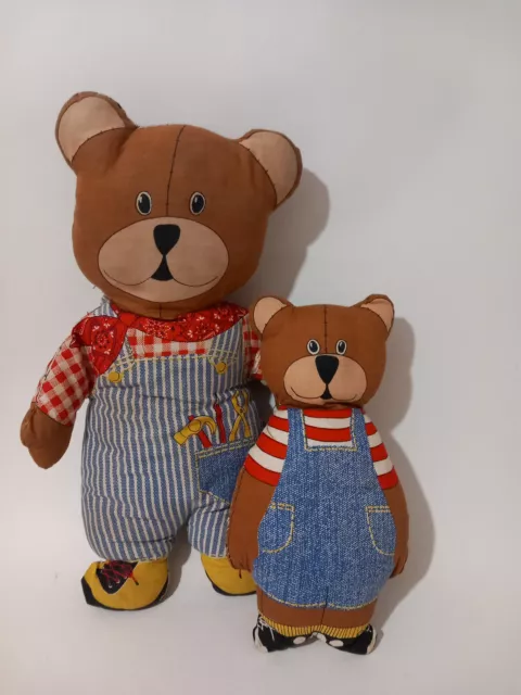 Cranston (USA) Cut and sew handmade teddy bears - Father and son