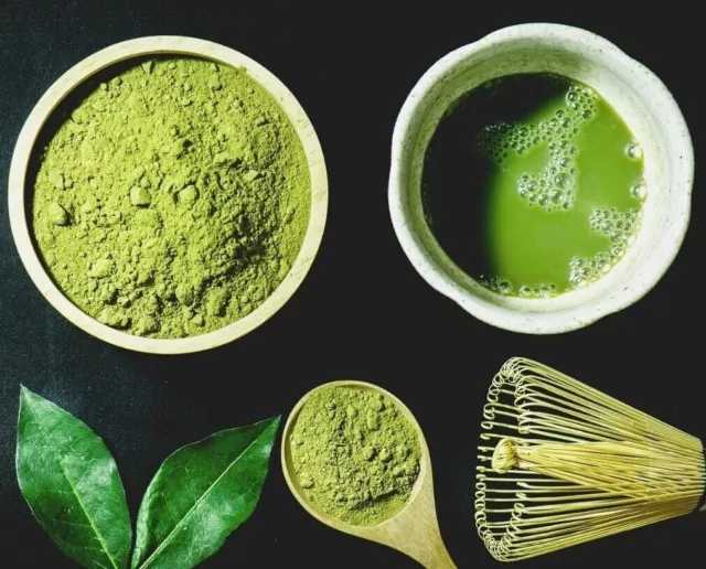 Té Verde Matcha En Polvo Té Ecológico De Calidad Ceremonial Recogido A Mano