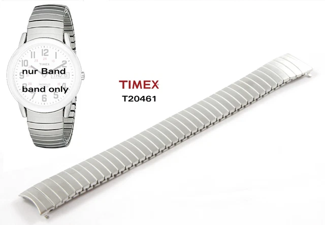 Timex Replacement Band T20461 Flexible Strap Stretch Spare 18mm - T20001 &