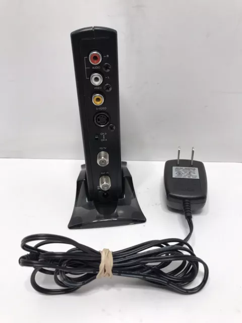 GE Audio Video S-Video Converter RF Modulator Power Supply Coaxial Cable # 37632