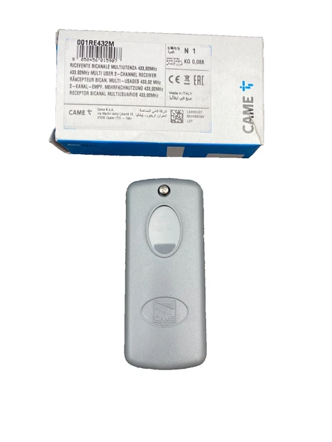 CAME RE432M 001RE432M RICEVITORE MULTIUSO BICANALE 433,92 MHz