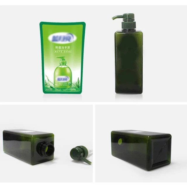 450 ml botellas de champú de viaje rellenables botellas de bomba vacías