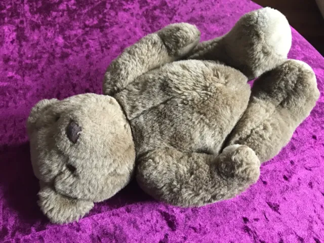 Vintage Teddy Bear 5 Way Jointed Moving Arms Legs Head Brown 32cm VGC
