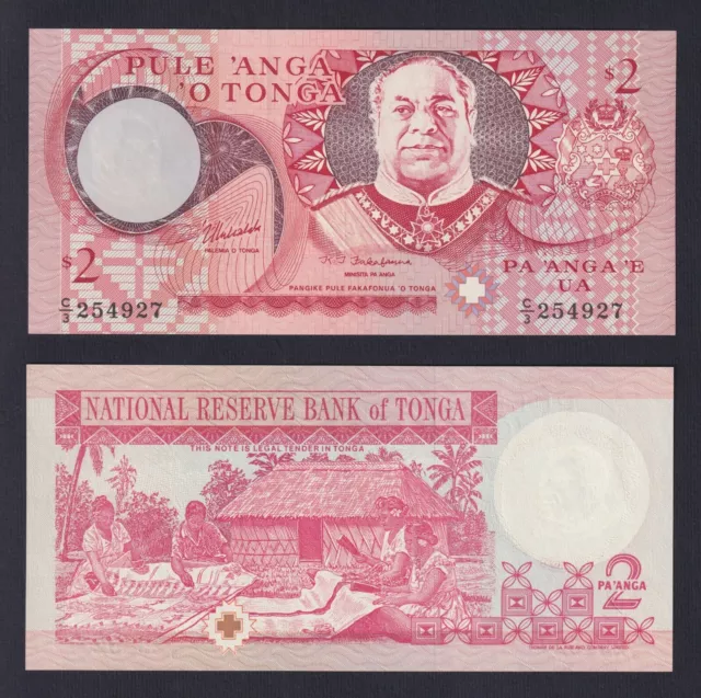 Tonga 2 Pa'Anga 1995 P 32c Fds / UNC B-09