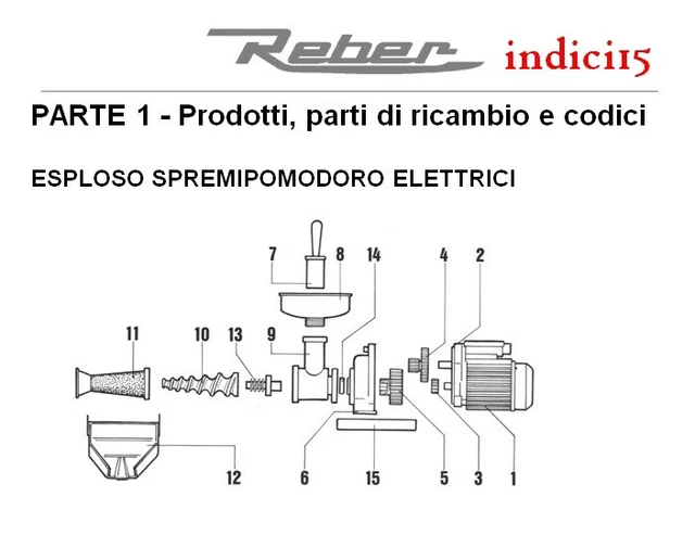 Piastra Trafila REBER Per Tritacarne N°5 Elettrico 400W 030HP Confermare Con Messaggio La Foratura Desiderata (acciaio - Foto 9