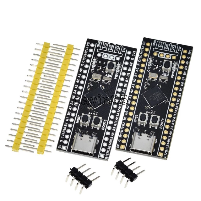 Lot De 5 Cartes De Développement STM32F401CEU6 - Support MicroPython, Bootloader WeAct - Pour Projets électroniques