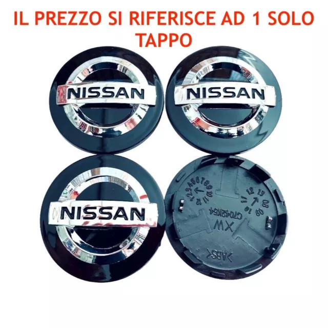 tappo logo coprimozzo per nissan 54 mm qashqai juke j10 j11 borchie cerchi Lega