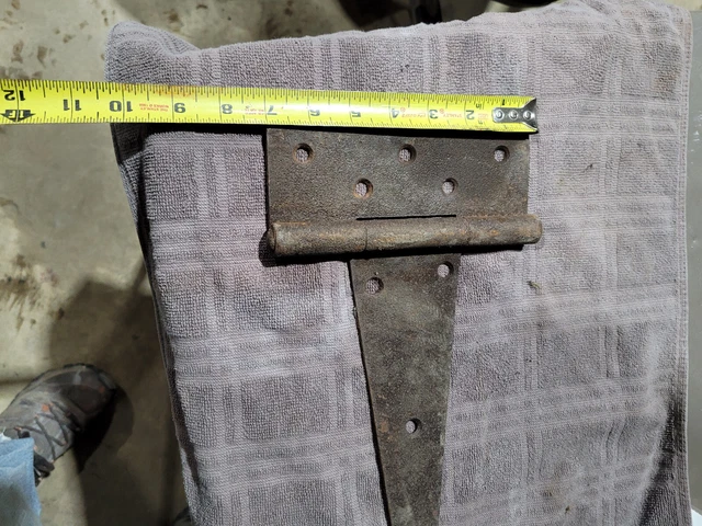 Vintage barn T strap hinges