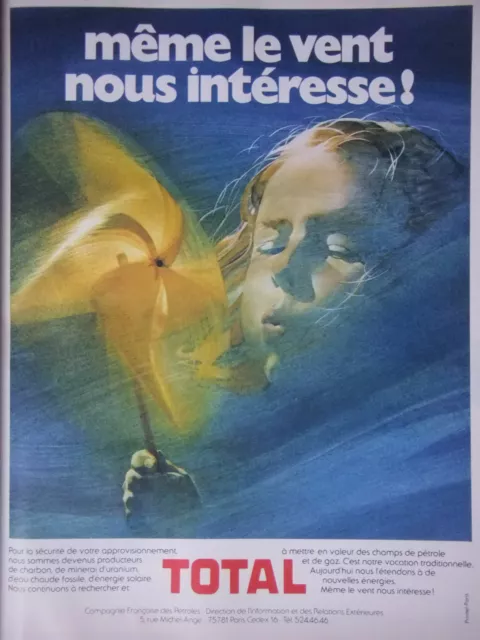 1979 Press Advertisement Total Even The Wind Interests Us!