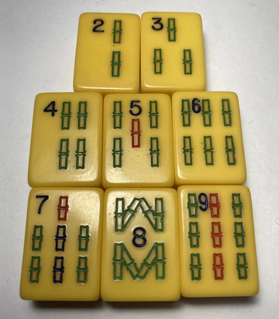 50's vintage/bakelite mah jong tiles Bakelite Vintage Mahjong Tile