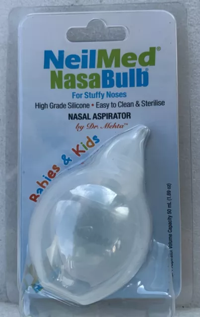 NeilMed Nasabulb Nose Aspirator Sterile Babies & Kids New