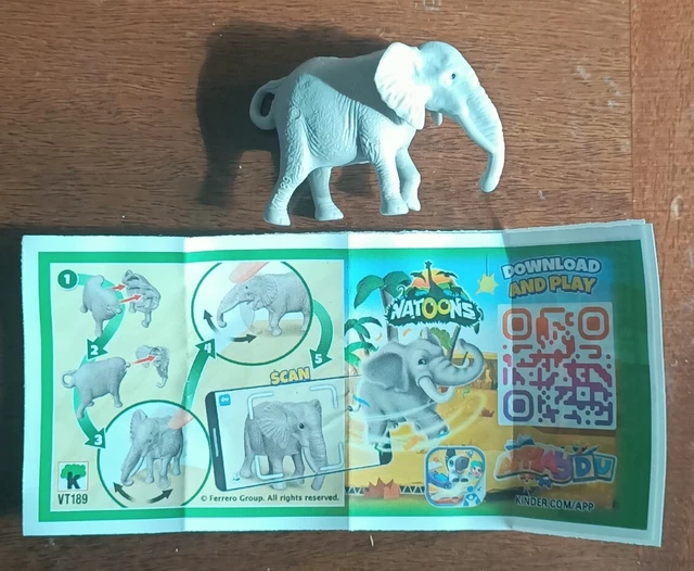 kinder italia animali (2023) VT189 - Elefante