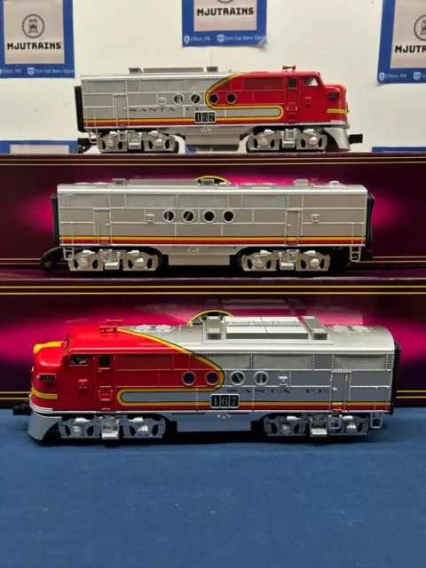 Mth Santa Fe FT ABA Diesel Engine Set w/ Protosound 2 20-2273-1