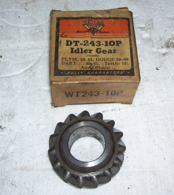 Nos Idler Gear  Plymouth Dodge Dart 1958 1959 1960 1961  1962 Dt-243-10P