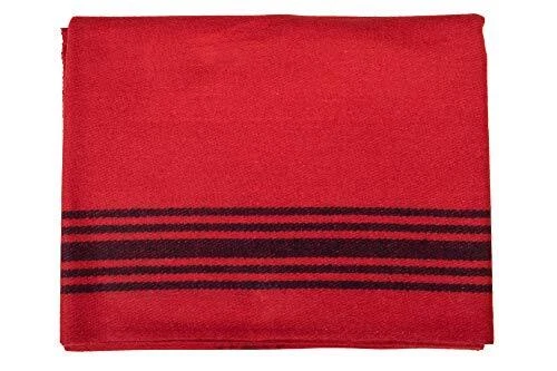 Wool Blanket Military Style - Thick & Lightweight Army Camping Blankets 80" x