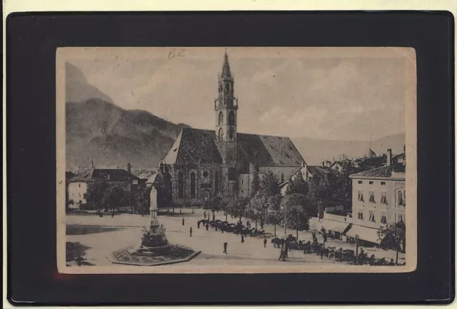 Bolzano Piazza Walter Con Il Duomo   Viaggiata Anno 1928 (A147)