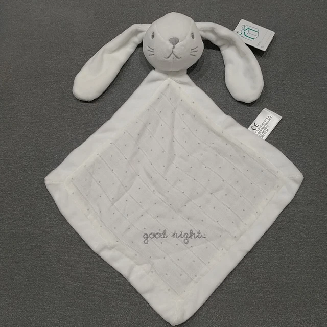 Doudou Plat Lange Lapin Blanc Good Night Simba Toys Kiabi neuf
