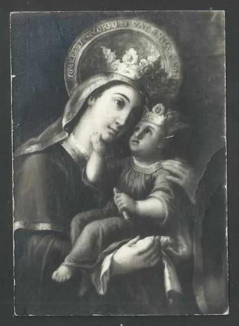 Foto antigua de la Virgen andachtsbild santino holy card santini