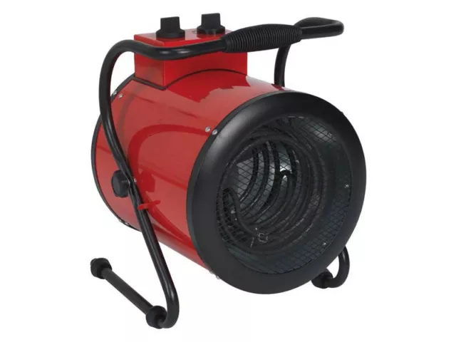 Sealey Industrial Fan Heater With Auto Cooling System 5kW 415V 3-Phase EH5001