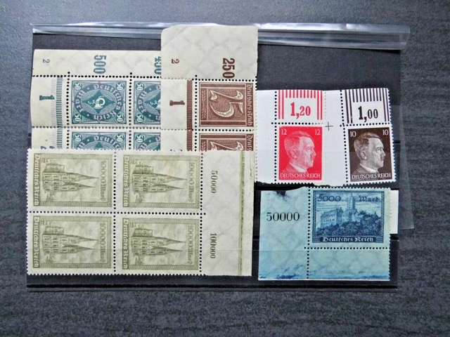 Deutsches Reich, kleines Lot, postfrisch