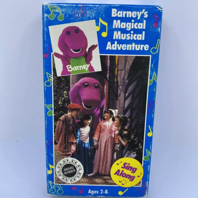 BARNEY - BARNEYS Magical Musical Adventure (VHS, 1993) FREE SHIPPING! £ ...