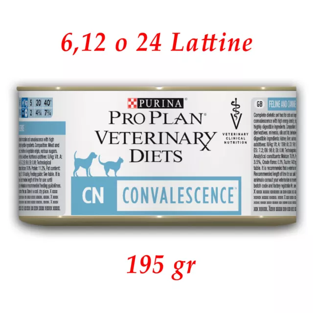 Alimento Umido Veterinary Diets Cane e Gatto CN Convalescence 195gr Purina