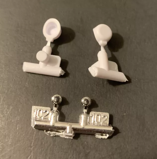 Frenched Taillight Buckets 49 Mercury 123 1582 Revell 1:25 Model Car Parts