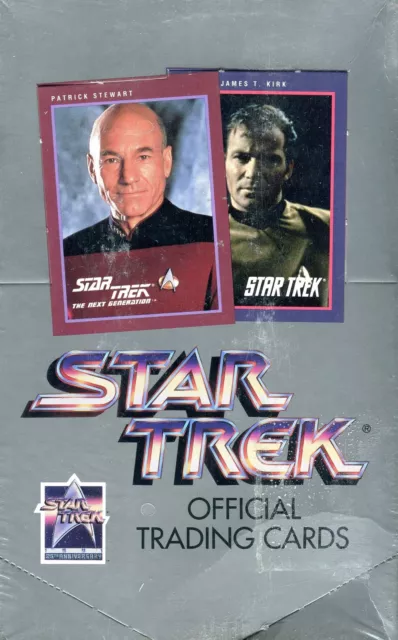 Star Trek 25th Anniversary Series 1 Trading Card Box 36 Packs Impel 1991