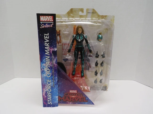 Starforce Captain Marvel 7" Scale MARVEL LEGENDS Diamond Select New C1