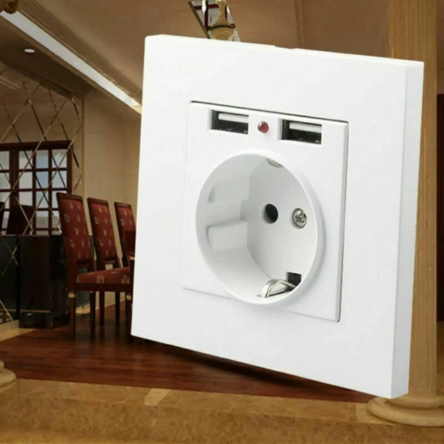 Presa Da Parete 3 In 1 HDMI E VGA - Pannello Multimedia Con Protezione Multi-Livello - Materiale ABS Resistente - Foto 9