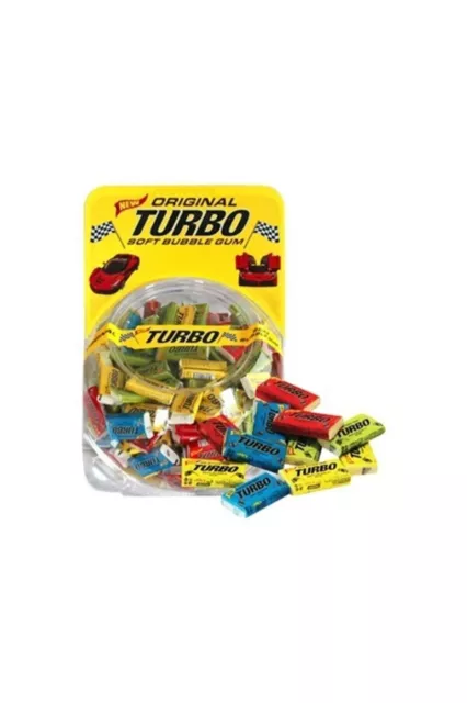 Turbo Soft Bubble Tutti Frutti Chewing Gum 300PCS FAST TRACKED DELIVERY UK STOCK