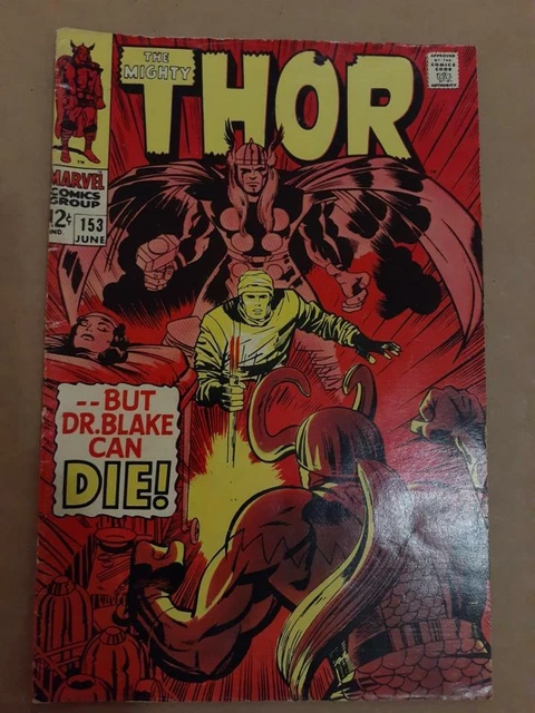 Marvel Comics The Mighty Thor #153 June 1968 Loki