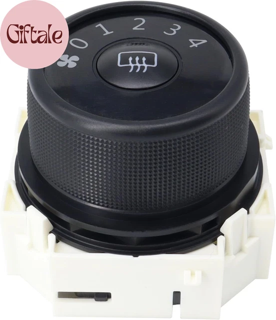 HUOEPU AC Blower Fan Knob, Wind Speed Control Switch Fits For Toyota Corolla 2009 2013 Matrix 2009 2010 Replaces 12100 55902 02030 55902 02070