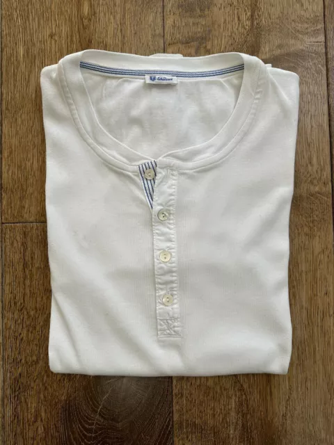 Schiesser Revival Karl-Heinz Long Sleeve Henley Top T Shirt M / 5 £75 Merz B