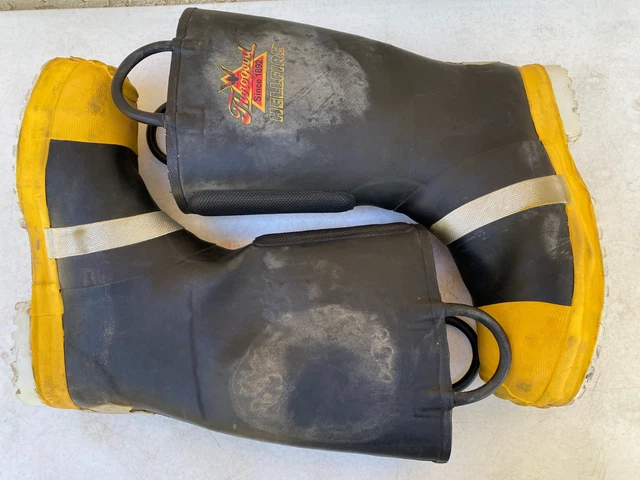 Thorogood Hellfire 2011 Men's 15 Medium Structural Firefighting Boots 807-6003 a