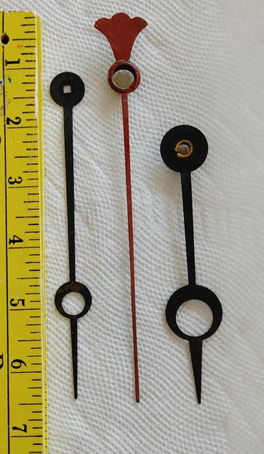 Pair Of Antique Clock Hands With Sweep (Second Hand) For Grandfather, Morbier ?