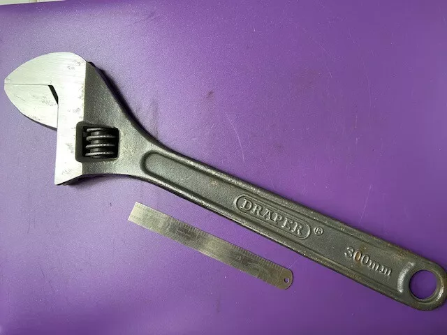 Draper Germany 12inch/300mm Adjustable Wrench Made in Germany  Good condition.