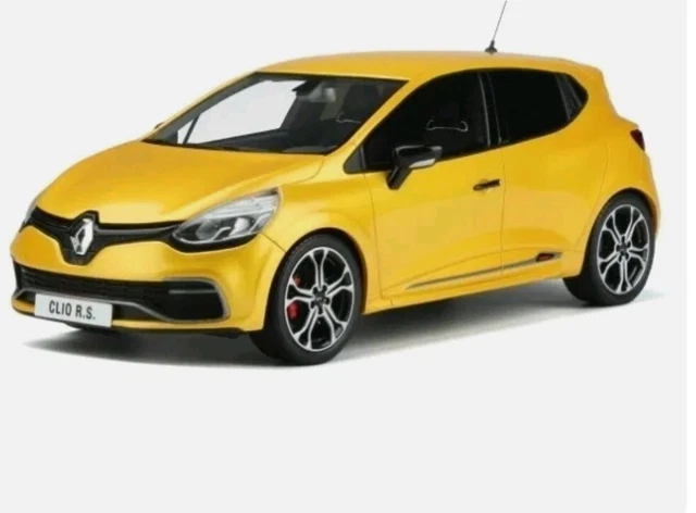 Modèle Réduit Renault Clio IV RS 2013 Jaune Giallo - Welly Nex 1:43 - Avec Boîte