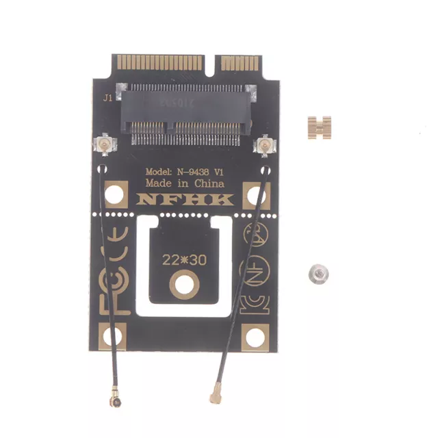 M.2 NGFF to Mini PCI-E (PCIe+USB) Adapter For M.2 Wifi Bluetooth Wireless .Q1